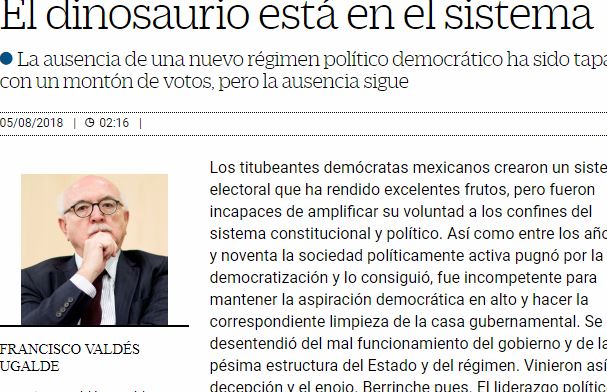 Lee más sobre el artículo El dinosaurio está en el sistema