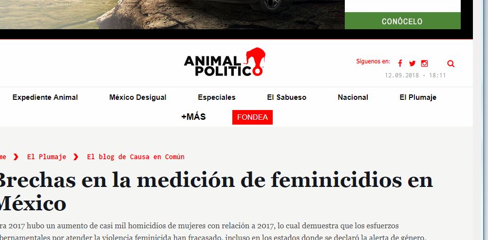 Lee más sobre el artículo Brechas en la medición de feminicidios en México