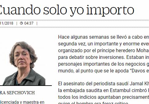 Lee más sobre el artículo Cuando solo yo importo