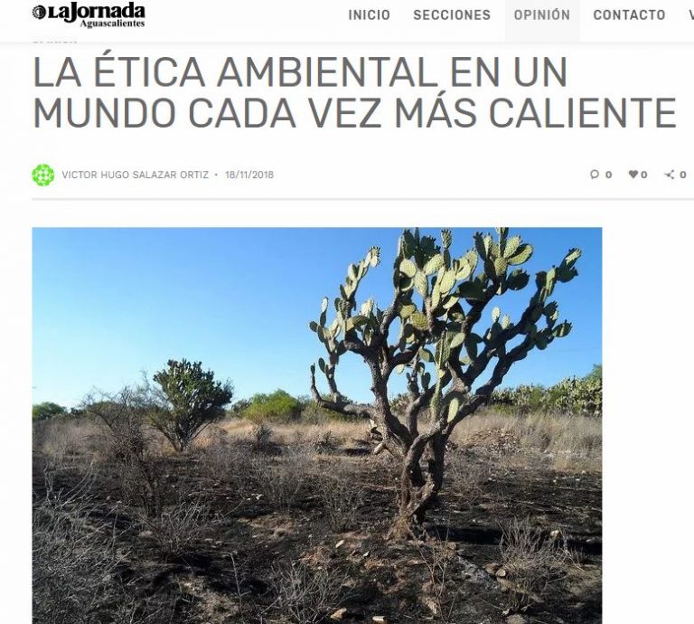 Lee más sobre el artículo La ética ambiental en un mundo cada vez más caliente