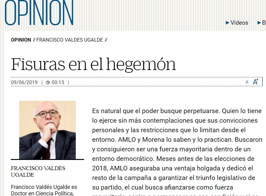 Lee más sobre el artículo Fisuras en el hegemón