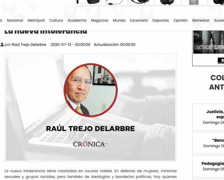 Lee más sobre el artículo La nueva intolerancia