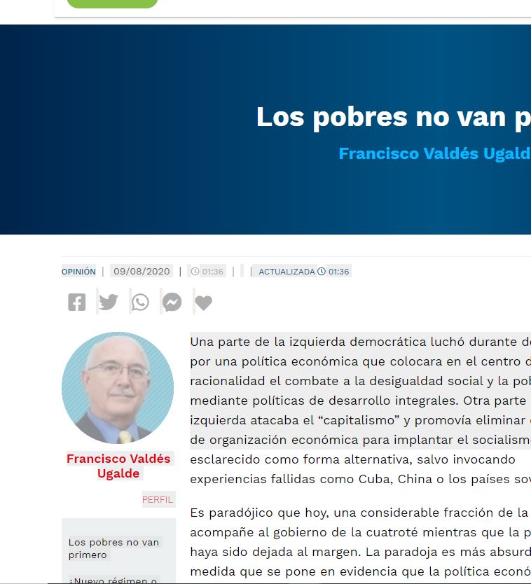 Lee más sobre el artículo Los pobres no van primero