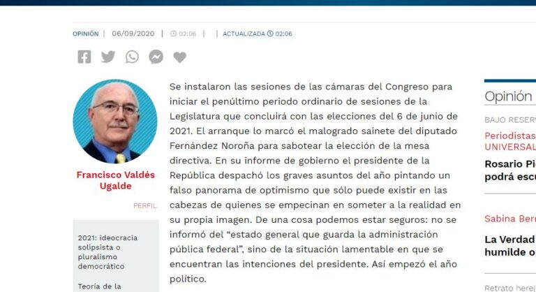 Lee más sobre el artículo Ideocracia solipsista o pluralismo democratico
