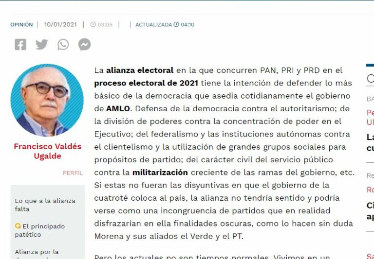 Lee más sobre el artículo Lo que a la alianza falta