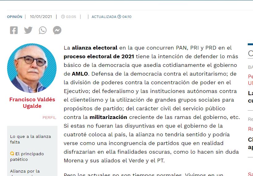 Lee más sobre el artículo Lo que a la alianza falta