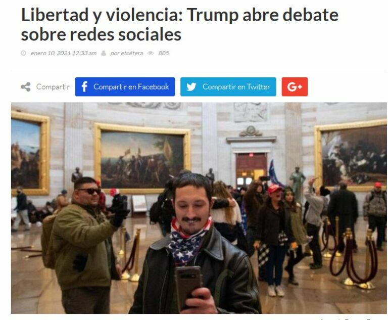 Lee más sobre el artículo Libertad y violencia: Trump abre debate sobre redes sociales