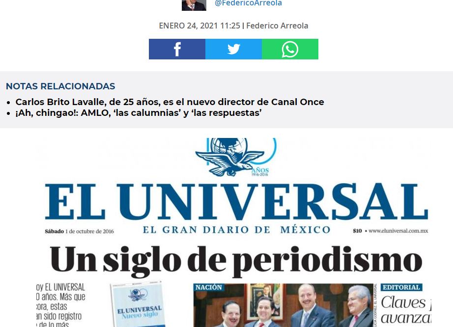 Lee más sobre el artículo Admiten en El Universal fracaso en su plan de cobrar por leer noticias