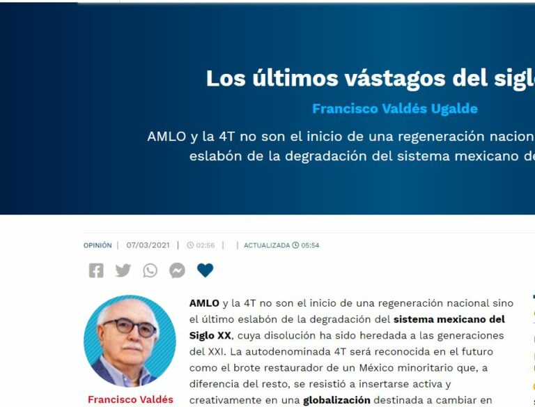 Lee más sobre el artículo Los últimos vástagos del siglo XX