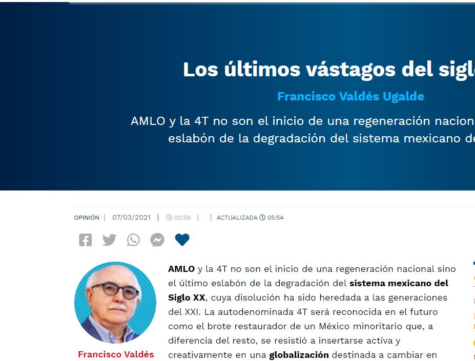 Lee más sobre el artículo Los últimos vástagos del siglo XX