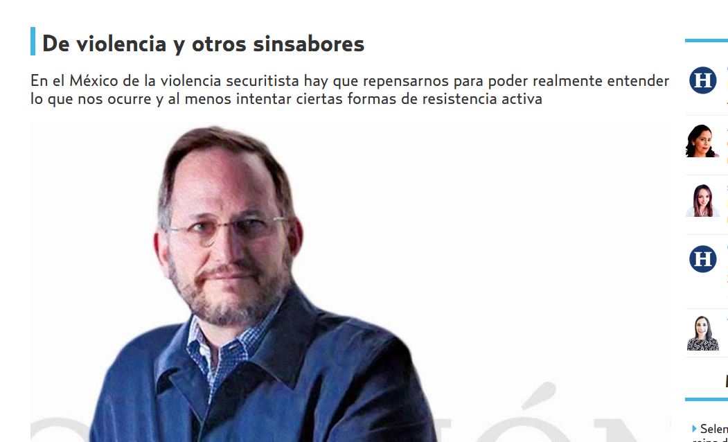 Lee más sobre el artículo De violencia y otros sinsabores
