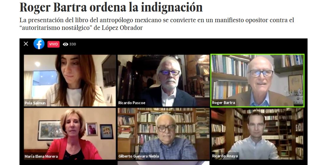 Lee más sobre el artículo Roger Bartra ordena la indignación