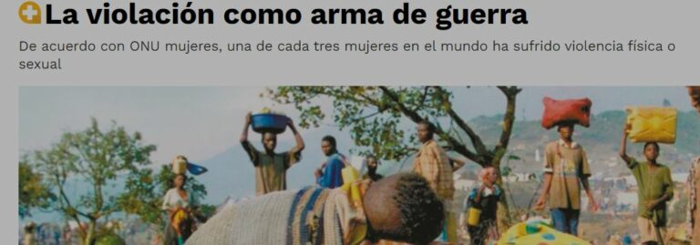 Lee más sobre el artículo La violación como arma de guerra – El Universal