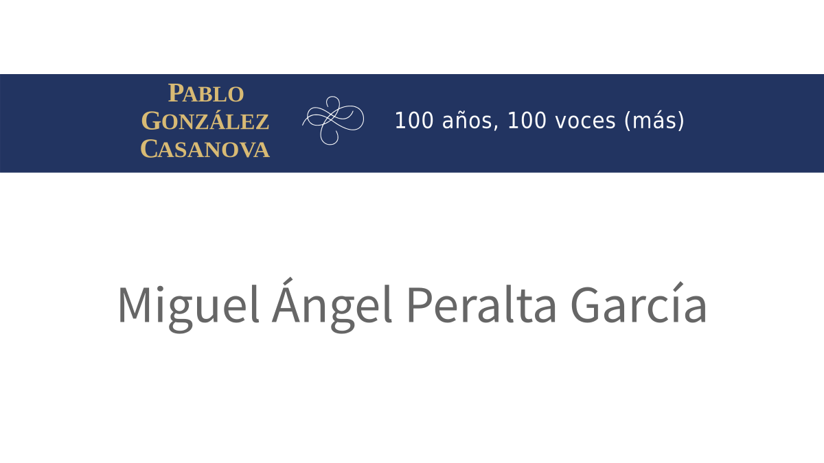 Lee más sobre el artículo Miguel Ángel Peralta García