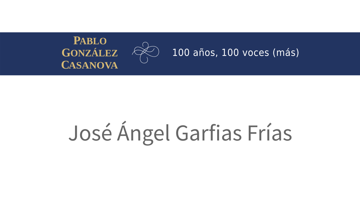 Lee más sobre el artículo José Ángel Garfias Frías