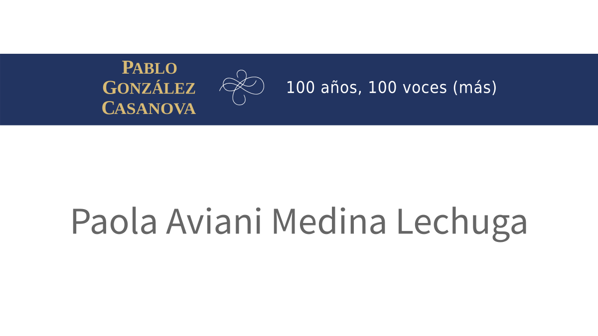 Lee más sobre el artículo Paola Aviani Medina Lechuga