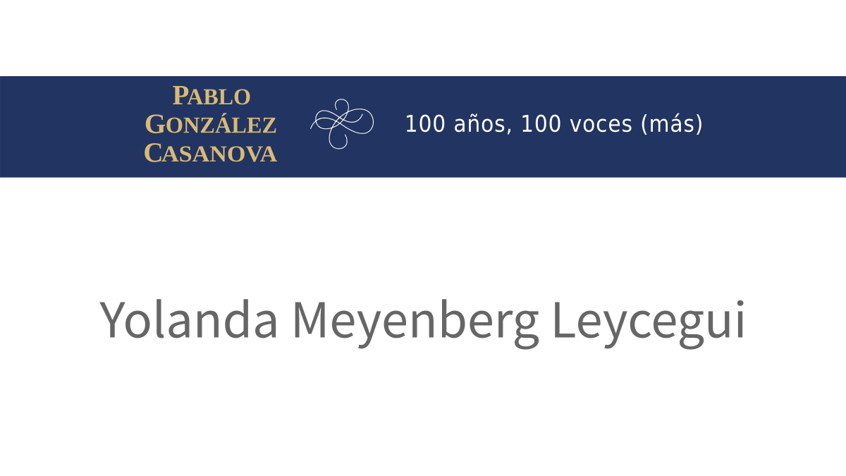 Lee más sobre el artículo Yolanda Meyenberg Leycegui