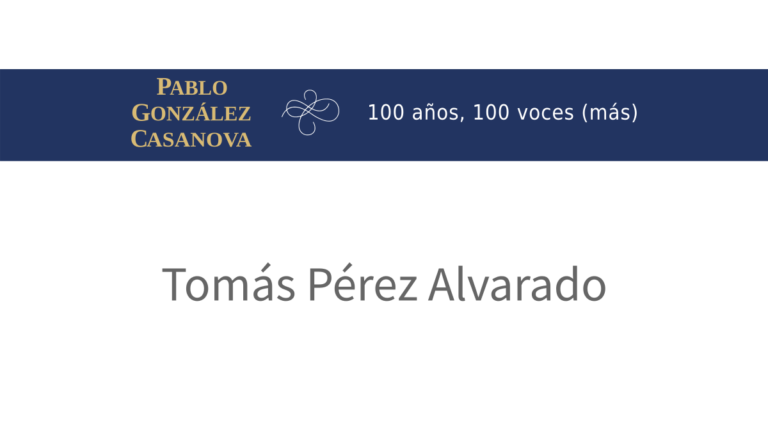 Lee más sobre el artículo Tomás Pérez Alvarado