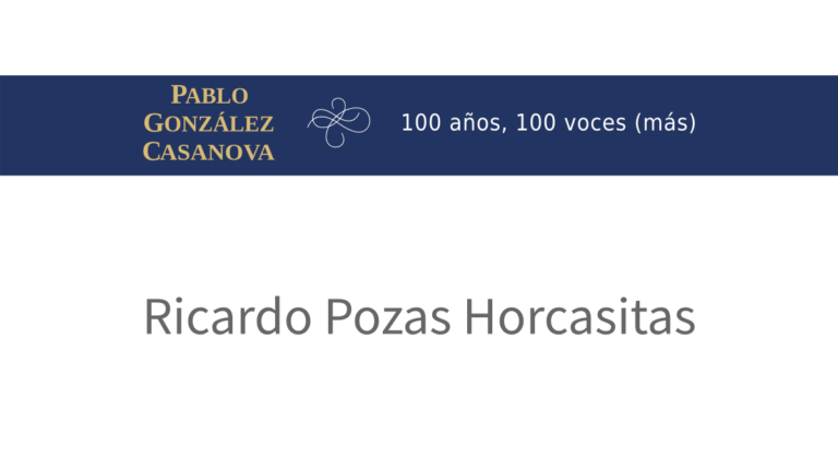 Lee más sobre el artículo Ricardo Pozas Horcasitas