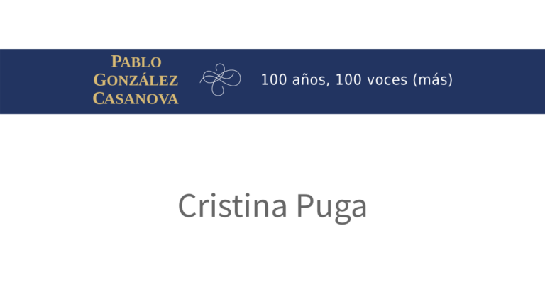 Lee más sobre el artículo Cristina Puga