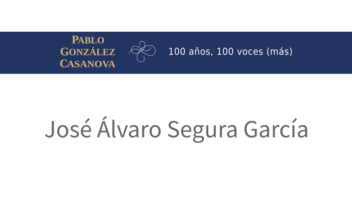 Lee más sobre el artículo José Álvaro Segura García