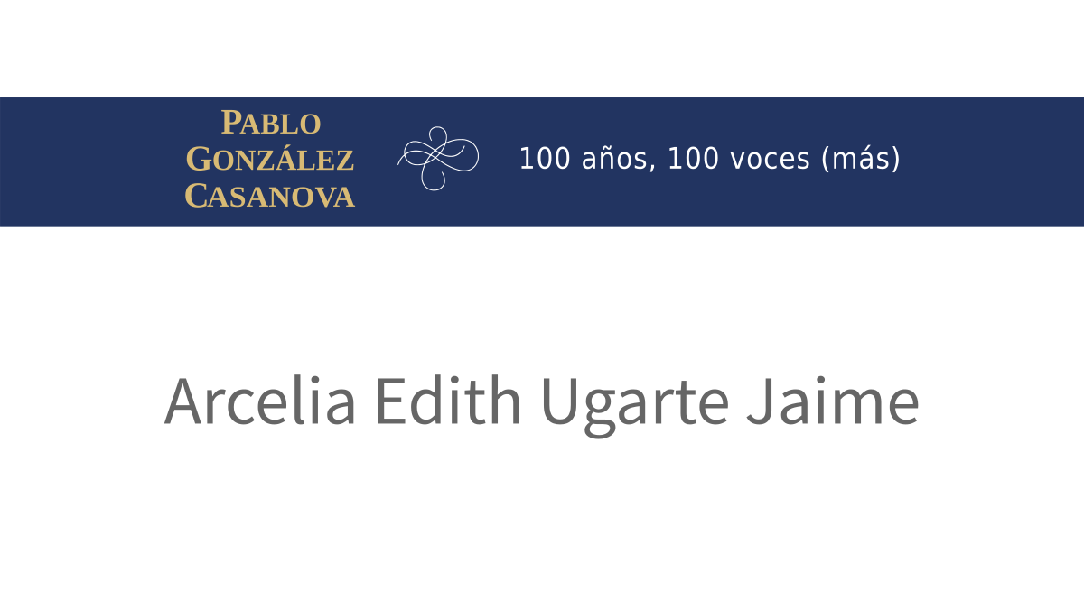 Lee más sobre el artículo Arcelia Edith Ugarte Jaime