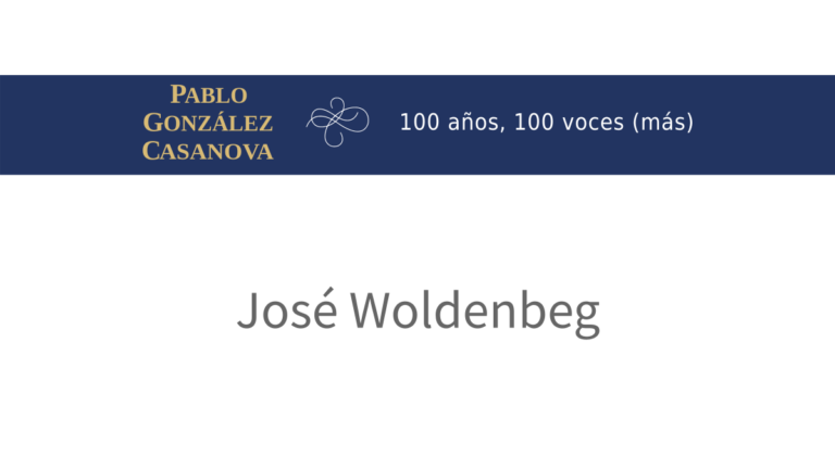 Lee más sobre el artículo José Woldenbeg