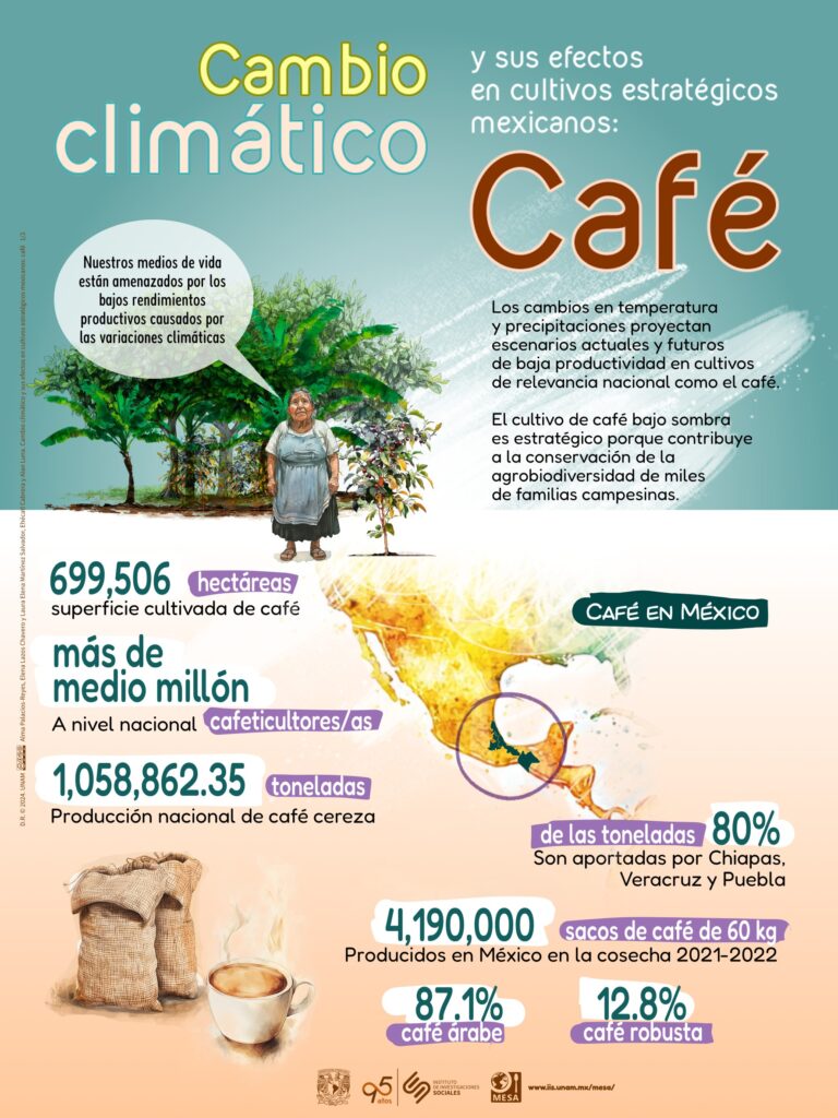 Cambio climático y sus efectos en cultivos estratégicos mexicanos: café 1