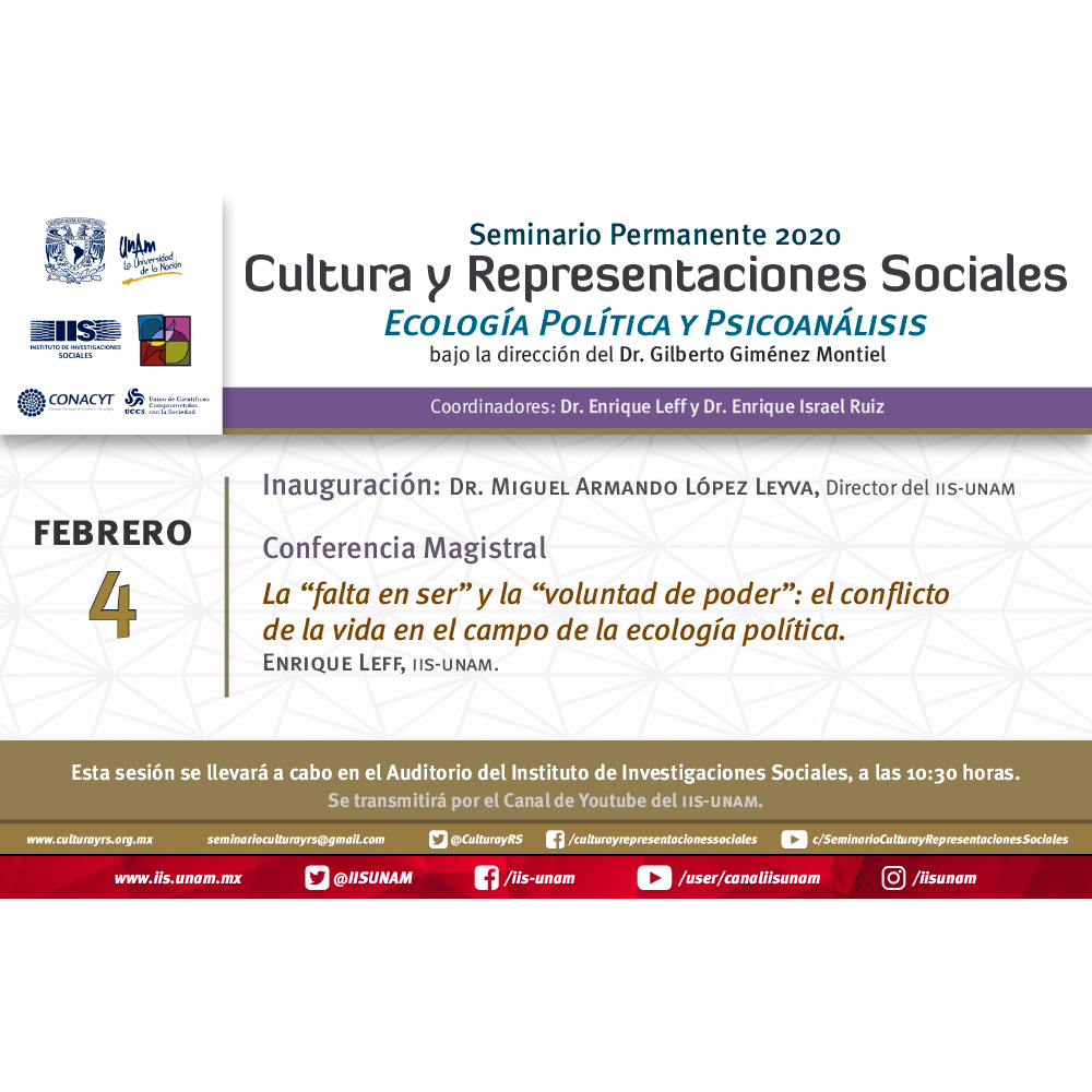La “falta en ser” y la “voluntad de poder”: el conflicto de la vida en el campo de la ecología política La “falta en ser” y la “voluntad de poder”: el conflicto de la vida en el campo de la ecología política