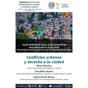 Conflictos urbanos y derecho a la ciudad @ Anexo del Auditorio