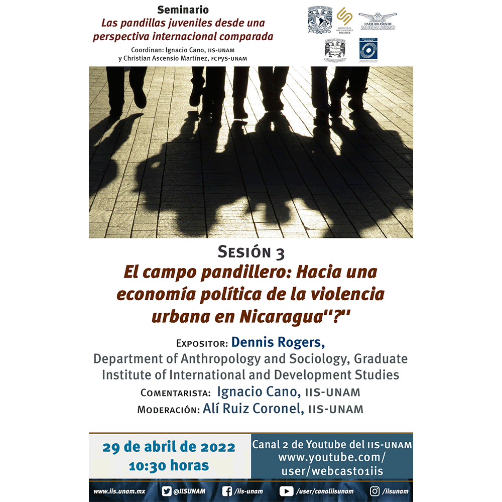 Seminario las pandillas juveniles desde una perspectiva internacional comparada. Sesión 3. El campo pandillero: hacia una economía política de la violencia urbana en Nicaragua “?”