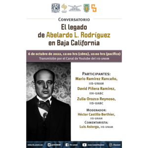 El legado de Abelardo L. Rodríguez en Baja California @ Transmisión por Youtube