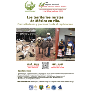 14° Congreso Nacional de la Asociación Mexicana de Estudios Rurales A.C.