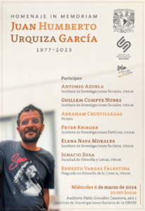 Homenaje In Memoriam: Juan Humberto Urquiza García @ Sala 1 del Auditorio Pablo González Casanova