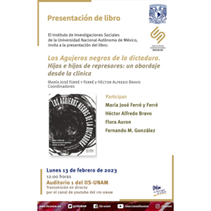 Presentación del libro "Los Agujeros negros de la dictadura. Hijas e hijos de represores: un abordaje desde la clínica." @ Auditorio 1